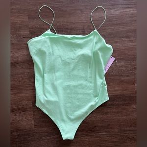 Green bodysuit